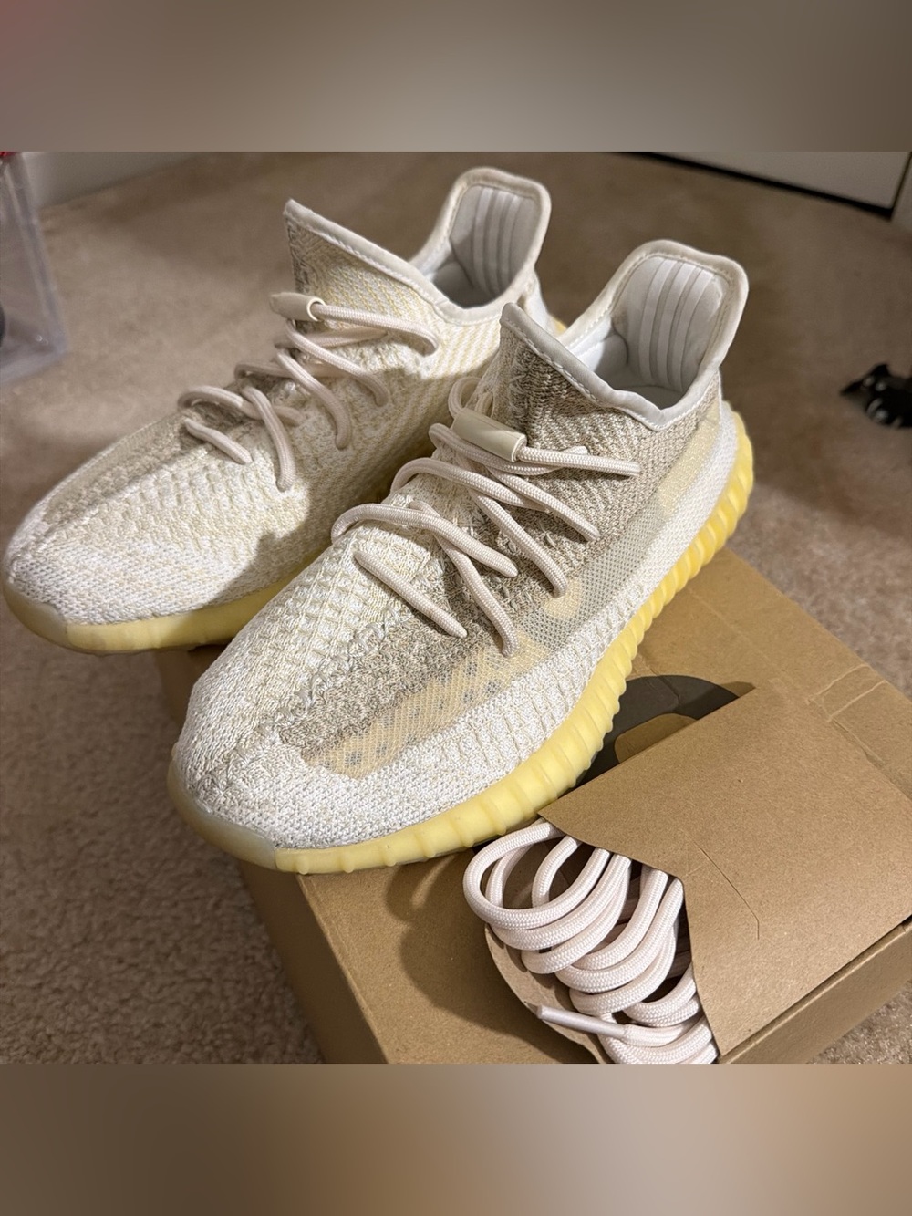 Adidas Yeezy Boost 350 V2 'Natural' Size US 8.5
